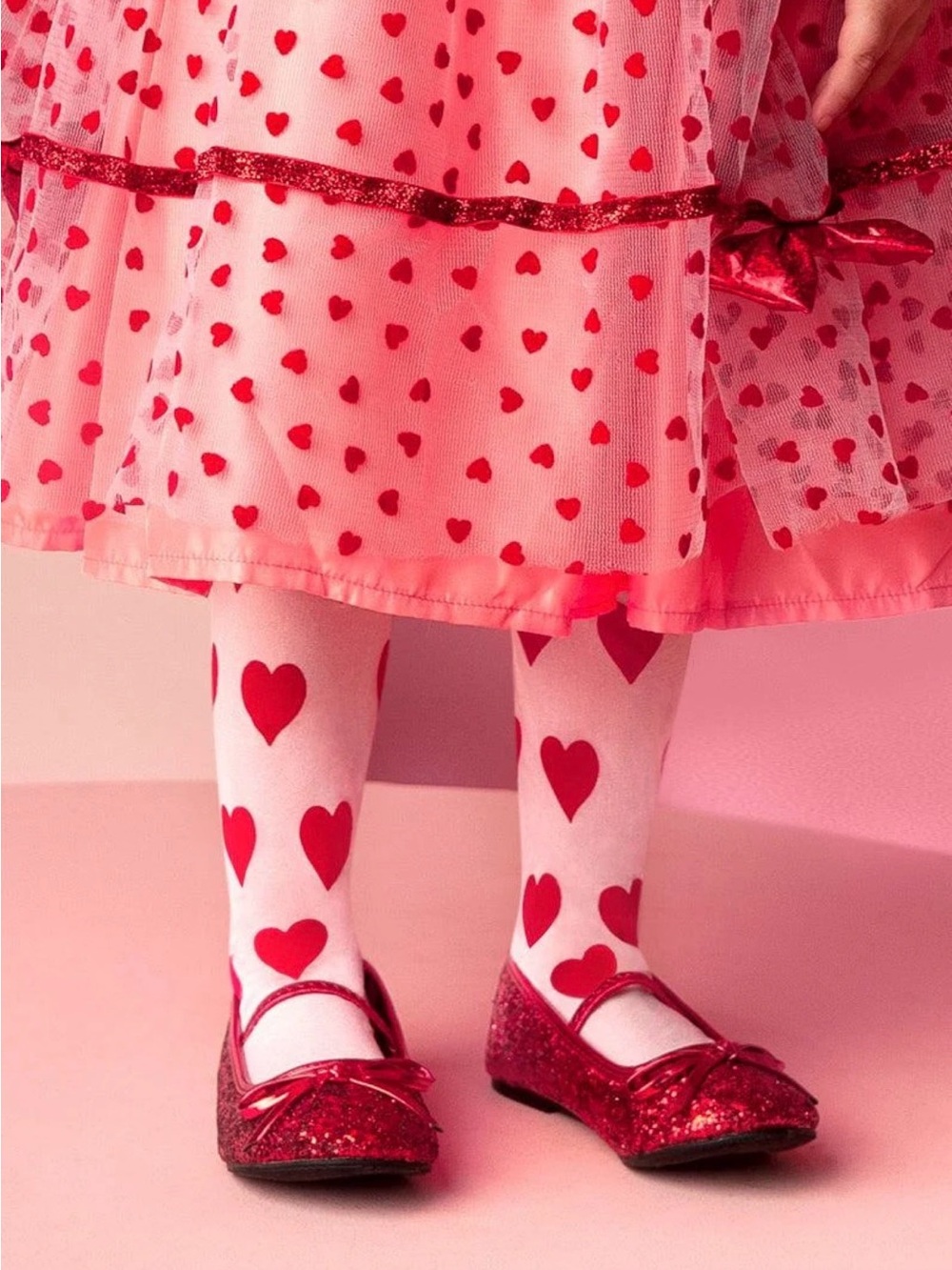 Chasing Fireflies Love Heart Tights for Girls